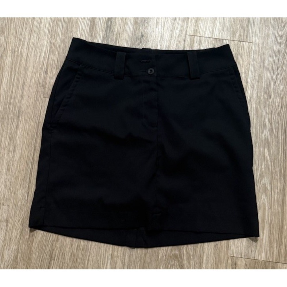 Nike Golf Tour Performance Women's 2 Black Dri-Fit Stretch Athleisure Skort 28"